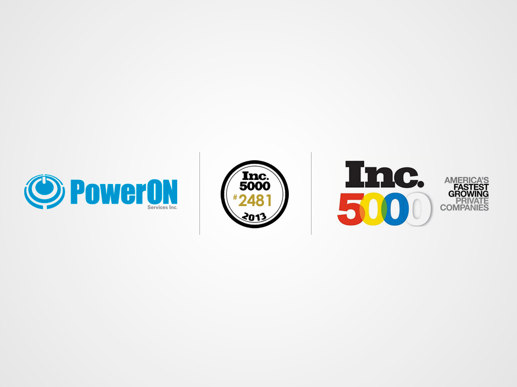 PowerON Makes 2013 Inc. 5000 List
